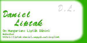 daniel liptak business card
